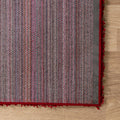 Rugs.com Solid Shag Collection Rug - 13 Ft Runner Cherry Red Shag Rug Perfect for Hallways, Entryways