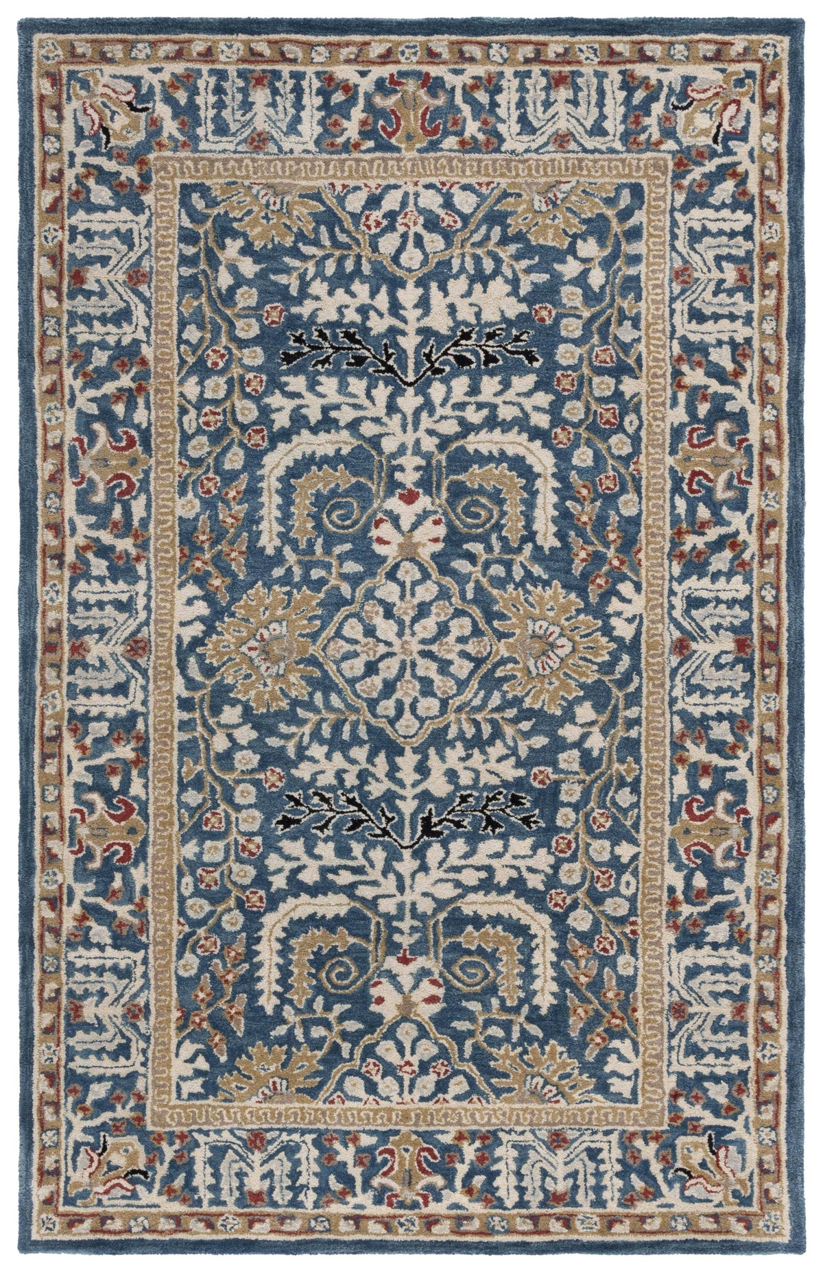 Safavieh Antiquity Nellie 6' Square Area Rug In Dark Blue